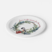 イエスが季節のクリスマス引用文の理由 ペーパープレート (アングル)