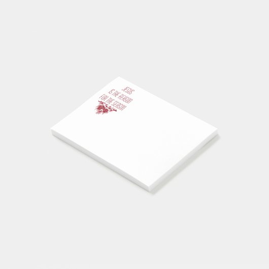 イエスが季節のクリスマス引用文の理由 ポストイット (アングル)