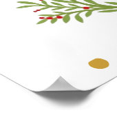 イエスが季節の壁画の理由である ポスター (角)