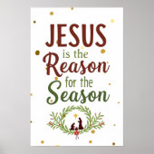 イエスが季節の壁画の理由である ポスター (正面)