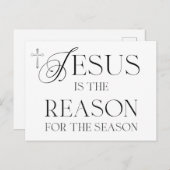 「イエスが季節の理由だ ポストカード (正面/裏面)