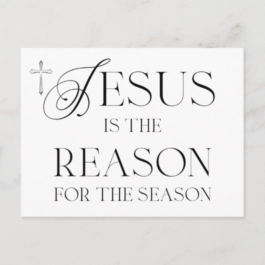 「イエスが季節の理由だ ポストカード (正面)