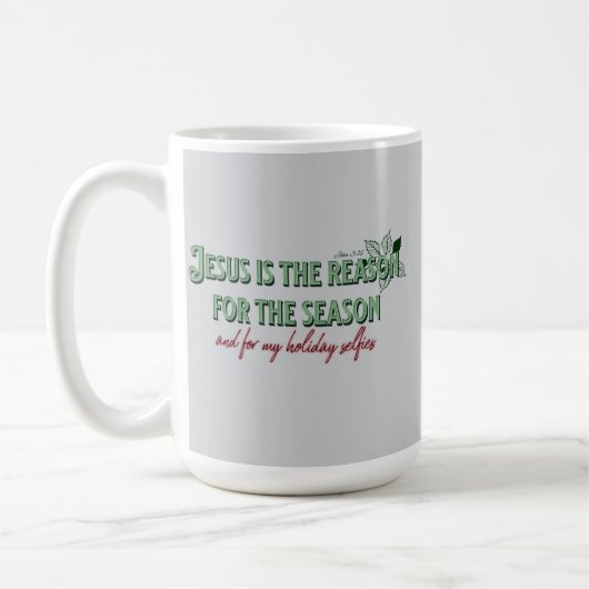 イエスが季節の理由である – そして私のホイのために コーヒーマグカップ (左)
