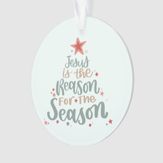イエスが季節の理由 オーナメント (正面)