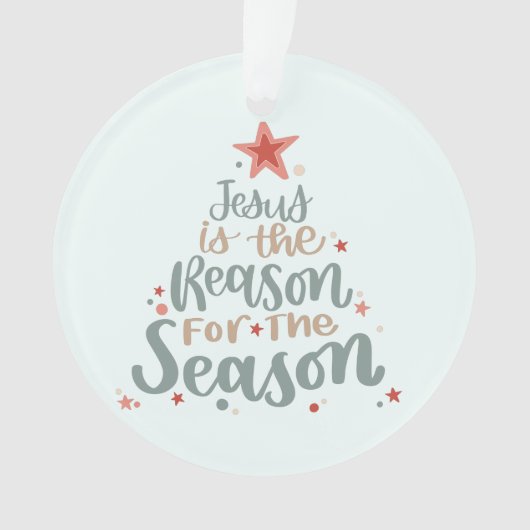 イエスが季節の理由 オーナメント (正面)