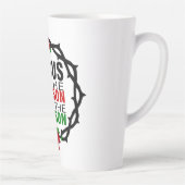 イエスが季節の理由 カフェラテマグ (右)