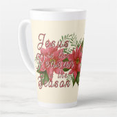 イエスが季節の理由 カフェラテマグ (左アングル)