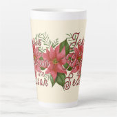 イエスが季節の理由 カフェラテマグ (正面)