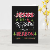 イエスが季節の理由 クリスマス カード (黄色い花)