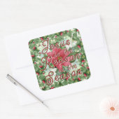 イエスが季節の理由 スクエアシール (封筒)