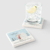 イエスが季節の理由 ストーンコースター (横)