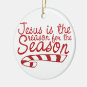 イエスが季節の理由 セラミックオーナメント (左)