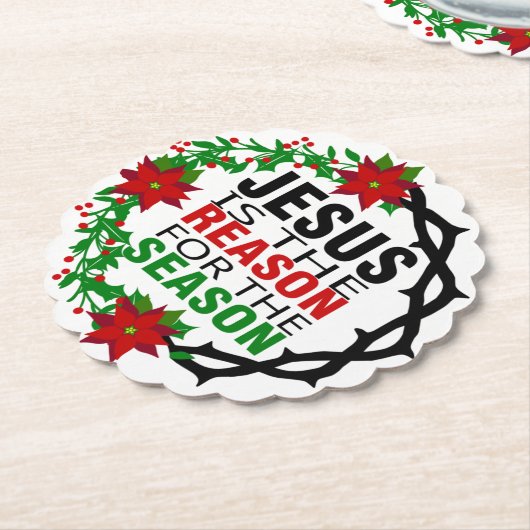 イエスが季節の理由 ペーパーコースター (アングル)