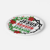 イエスが季節の理由 ペーパープレート (アングル)