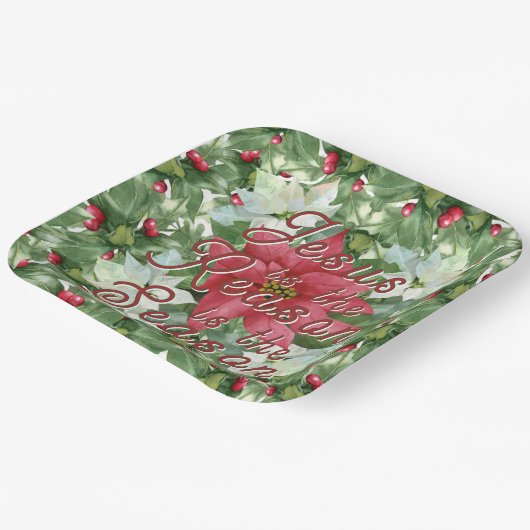 イエスが季節の理由 ペーパープレート (傾斜あり)