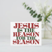 イエスが季節の理由 ポストカード (スタンド正面)