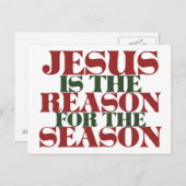 イエスが季節の理由 ポストカード (正面/裏面)