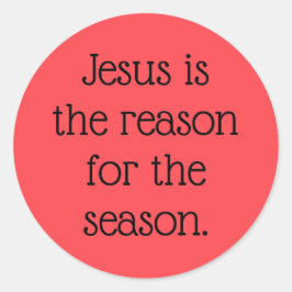 イエスが季節の理由 ラウンドシール