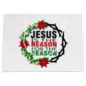 イエスが季節の理由 ラージペーパーバッグ (正面)