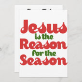 イエスが季節の理由 招待状 (正面/裏面)