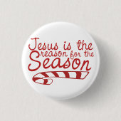 イエスが季節の理由 缶バッジ (正面)