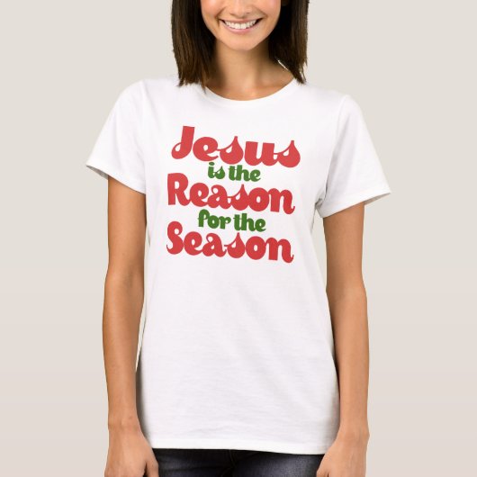 イエスが季節の理由 Tシャツ (正面)