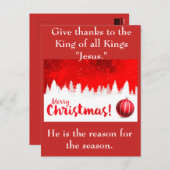 イエスが季節コレクションの理由 シーズンポストカード (正面/裏面)