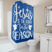 イエスが季節出生 シャワーカーテン (インサイチュ)