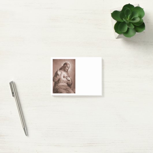 イエスが彼のハートに触れる ポストイット (オフィス)