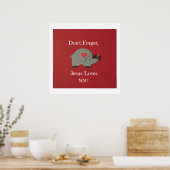 イエスが彼らを愛する子供たちへの思い出! ポスター (キッチン)