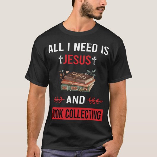 イエスが必要です 書籍コレクション 愛書家 Tシャツ (正面)