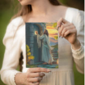 イエスが扉をノックす素朴る カード