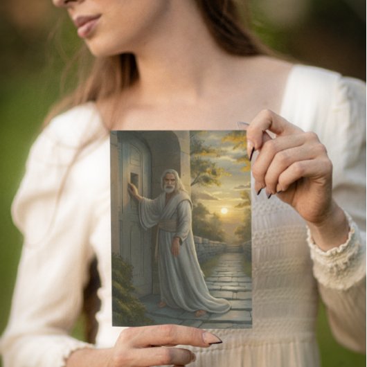 イエスが扉をノックす素朴る カード