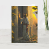 イエスが扉をノックす素朴る カード (正面)