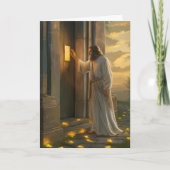 イエスが扉をノックす素朴る カード (正面)