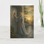 イエスが扉をノックす素朴る カード (正面)