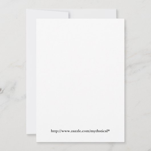 イエスが父の赤ちゃんシャワー招待状に戻る 招待状 (裏面)