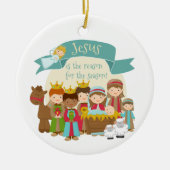 「イエスが理由だ」出生場 セラミックオーナメント (正面)