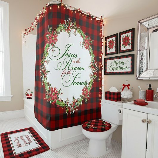 イエスが理由である シャワーカーテン