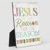 イエスが理由である フォトプラーク (側面)