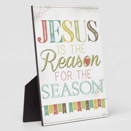 イエスが理由である フォトプラーク (側面)