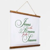 イエスが理由である 吊り下げ型タペストリー (傾斜あり)