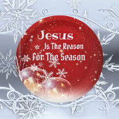 イエスが理由クリスマス紙プレート9" ペーパープレート