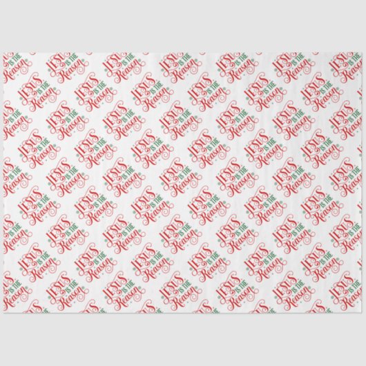 イエスが理由タイポグラフィ 薄葉紙 (正面)