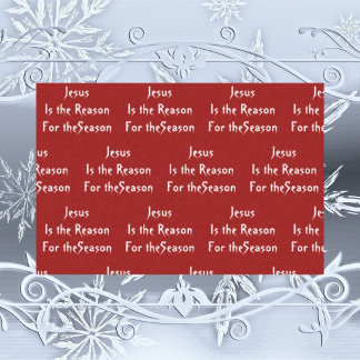 イエスが理由ティッシュペーパークリスマス 薄葉紙