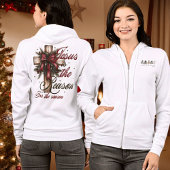 イエスが理由フルジップユニセックスフード付きスウェットシャツ パーカ