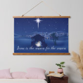 イエスが理由出生 吊り下げ型タペストリー (寝室)