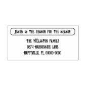 イエスが理由差出人住所スタンプ ラバースタンプ (インプリント)