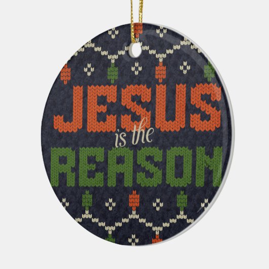 イエスが理由 セラミックオーナメント (左)