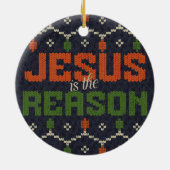 イエスが理由 セラミックオーナメント (裏面)